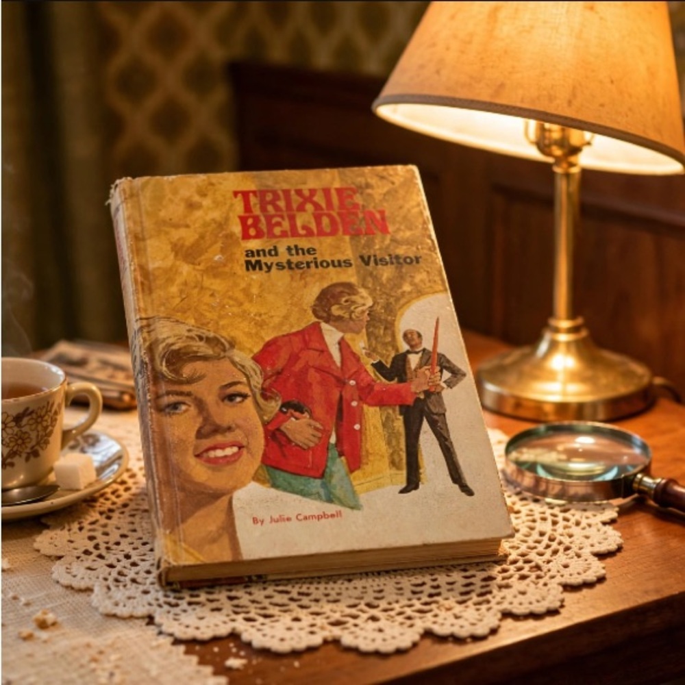 Tricia Belsen and the Mysterious Visitor Hardcover by Julie Campbell